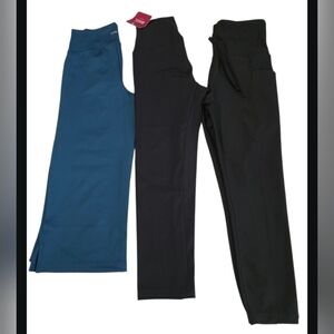 Zuda Blue and Black Leggings for Effortless Style